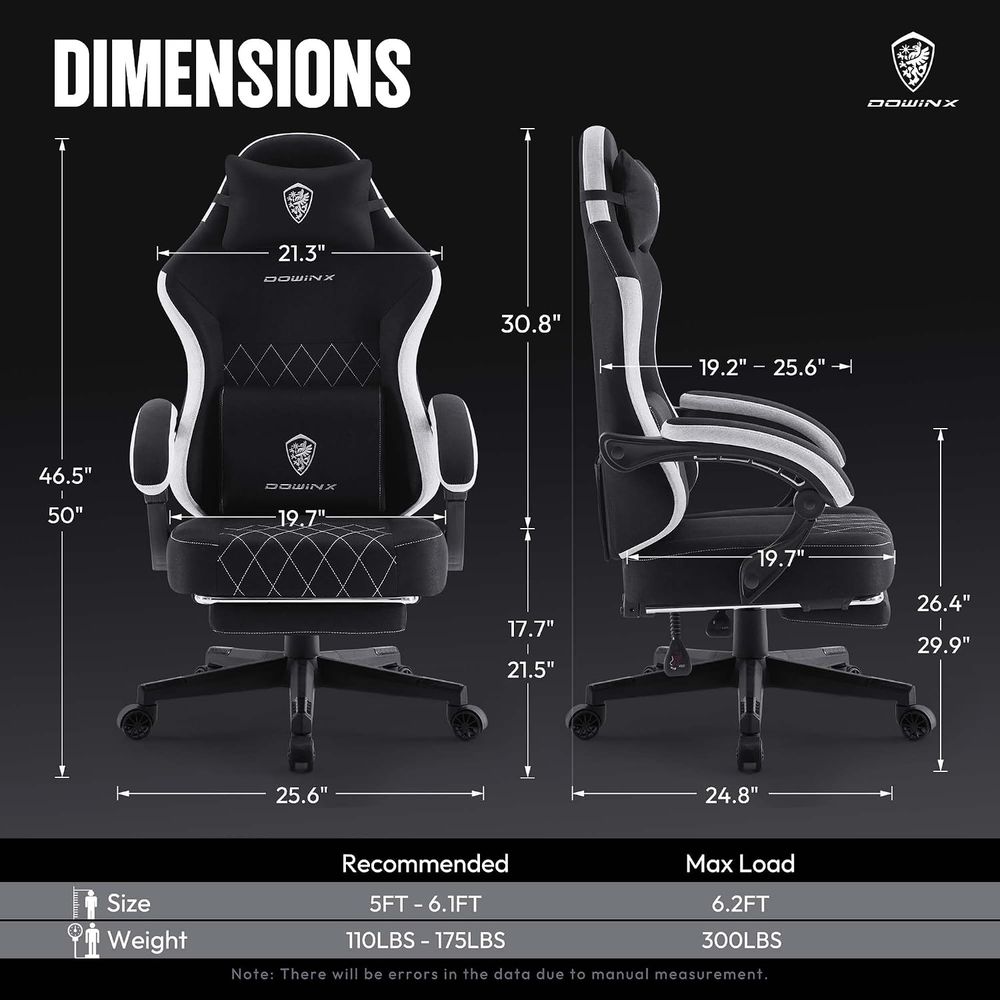 abric Gaming Chair, Ergonomic  - Video Gaming & Esports Usd Acc ulasan dan harga