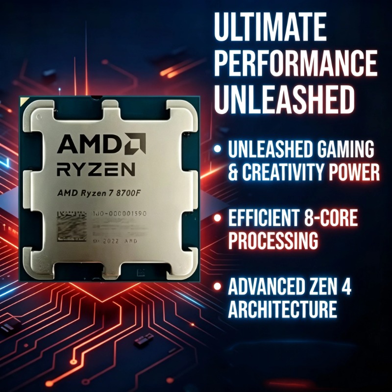 AMD Ryzen 7 8700F AM5 Gaming C - Esports Gaming Pc Build ulasan dan harga