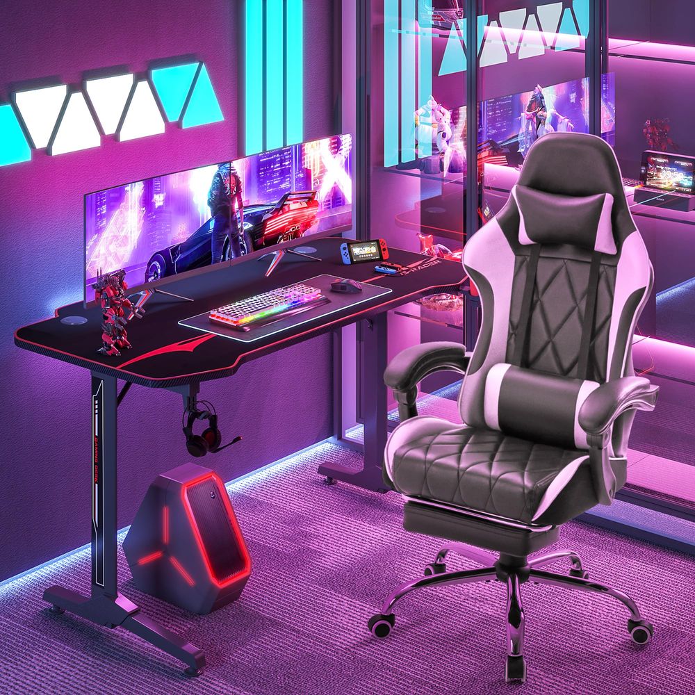 Gaming Chair, Computer Chair w - Video Gaming & Esports Usd Acc ulasan dan harga