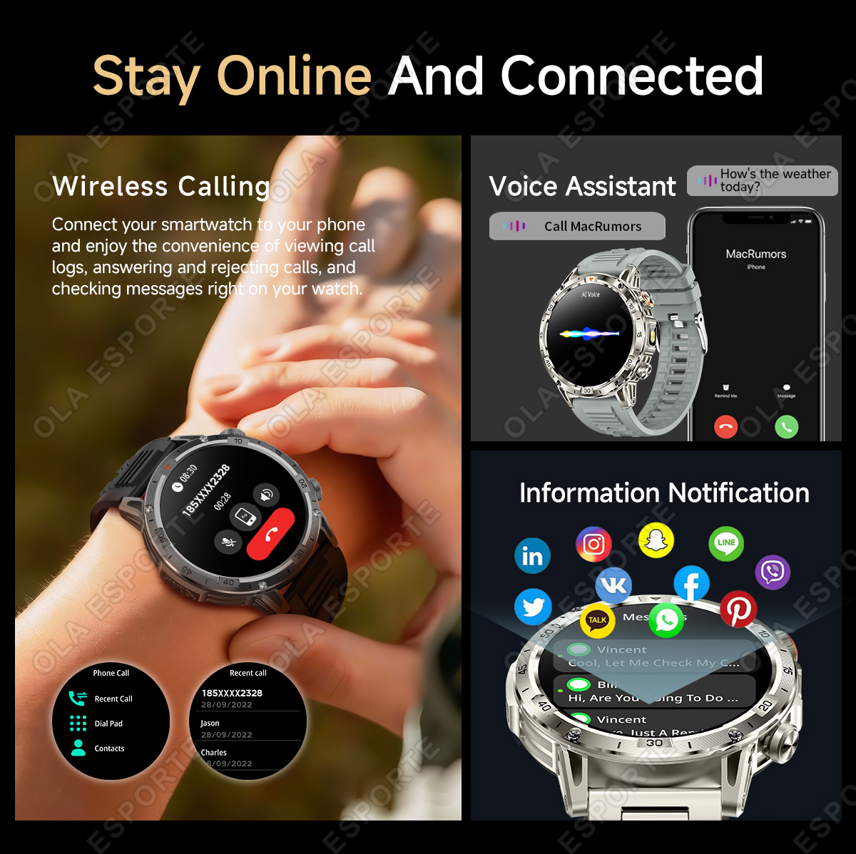 2026 New GPS Smartwatch Men AM - Phase Esports & Gaming Festival ulasan dan harga